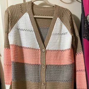 Nice multi color cardigan